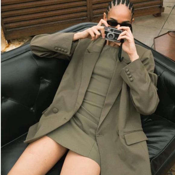 WeWoreWhat Jackets & Blazers - WWW NY Double Breasted Boxy Blazer